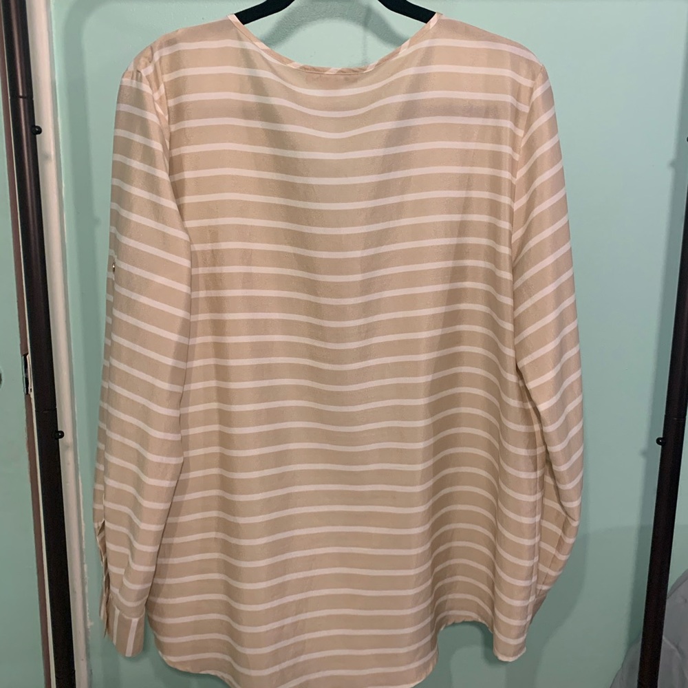Calvin Klein striped dress shirt.